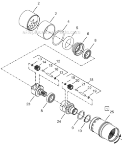 Page C Diagram and Parts List for 64TTS110D4  Cleco Ratchet