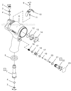Page A Diagram and Parts List for 64TTS1820D8  Cleco Ratchet