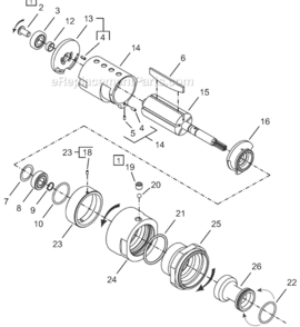 Part Location Diagram of 301692 Cleco Air Inlet Kit