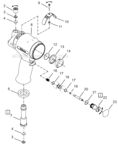 Page A Diagram and Parts List for 64TTS44D4  Cleco Ratchet