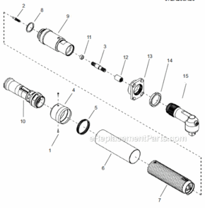 Page A Diagram and Parts List for 67EA255AL6  Cleco Ratchet
