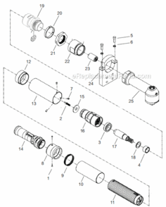 Page A Diagram and Parts List for 67EA460AM6  Cleco Ratchet