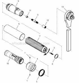 Page A Diagram and Parts List for 67ES135D4  Cleco Ratchet