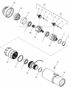 Page C Diagram and Parts List for 67ES135D4  Cleco Ratchet