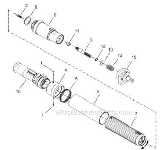 Page A Diagram and Parts List for 67ES135Z4  Cleco Ratchet