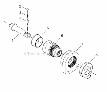 Page D Diagram and Parts List for 67ES135Z4  Cleco Ratchet