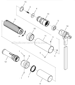 Page A Diagram and Parts List for 67ES285D6  Cleco Ratchet