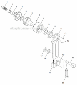 Page D Diagram and Parts List for 67ES4050D12  Cleco Ratchet