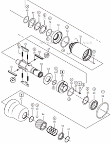 Page C Diagram and Parts List for 75PHL50Q  Cleco Ratchet