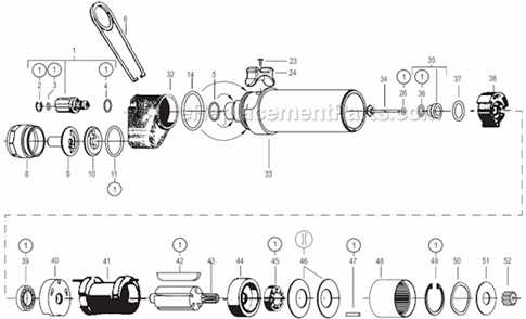 Part Location Diagram of 921629 Cleco Plug Asm.