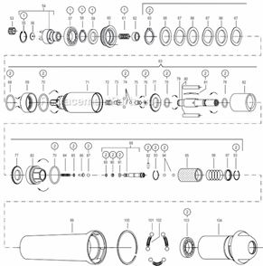 Page B Diagram and Parts List for 7STHFC55Q  Cleco Ratchet
