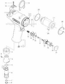 Page A Diagram and Parts List for 80PTHD60Q  Cleco Ratchet