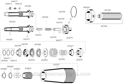 Page A Diagram and Parts List for 88RSAPT-7CQ  Cleco Electric Drill