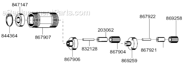 Page B Diagram and Parts List for 88RSAPT-7CQ  Cleco Electric Drill
