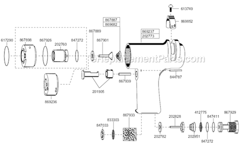 Page D Diagram and Parts List for 88RSAPT-7CQ  Cleco Electric Drill