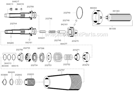 Page A Diagram and Parts List for 88RSATP-2C-3  Cleco Electric Drill