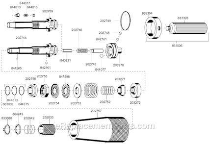 Page A Diagram and Parts List for 88RSATP-7C-3  Cleco Electric Drill