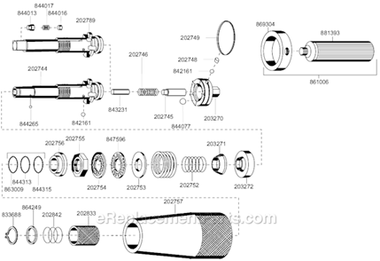 Page A Diagram and Parts List for 88RSATP-7CQ  Cleco Electric Drill