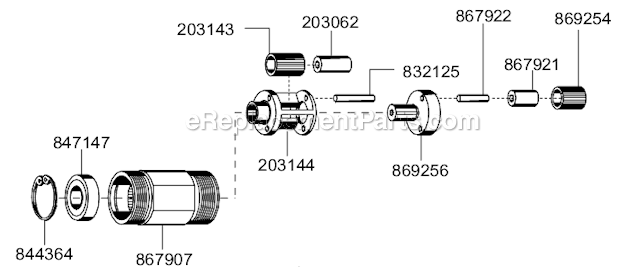 Page B Diagram and Parts List for 88SA-5CQ  Cleco Electric Drill