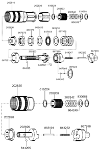 Page A Diagram and Parts List for 8RNO-10BQ  Cleco Electric Drill
