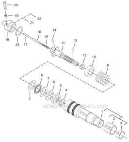 Page D Diagram and Parts List for 8RSA-10  Cleco Electric Drill
