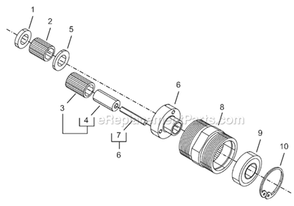 Page C Diagram and Parts List for 8RSA-20  Cleco Electric Drill