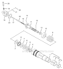 Page D Diagram and Parts List for 8RSA-30BQ  Cleco Electric Drill