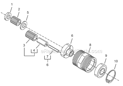 Page C Diagram and Parts List for 8RSA-30  Cleco Electric Drill