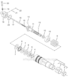 Page D Diagram and Parts List for 8RSA-40  Cleco Electric Drill