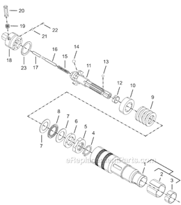 Page D Diagram and Parts List for 8RSA-5BQ  Cleco Electric Drill