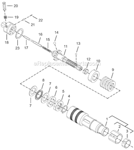 Page D Diagram and Parts List for 8RSAL-10BQ  Cleco Electric Drill