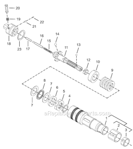 Page I Diagram and Parts List for 8RSAL-10BQ  Cleco Electric Drill
