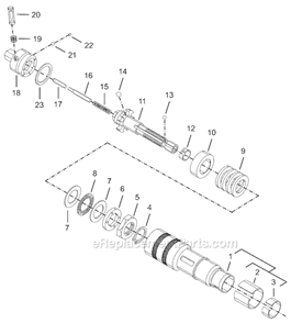 Page D Diagram and Parts List for 8RSAP-10BQ  Cleco Electric Drill