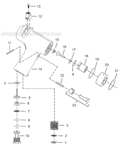 Page A Diagram and Parts List for 8RSAPT-10BQ  Cleco Electric Drill