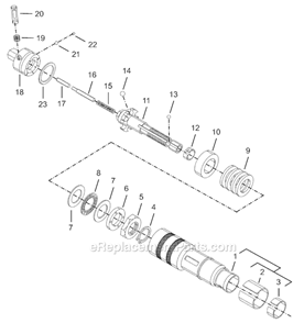 Page D Diagram and Parts List for 8RSAPT-10BQ  Cleco Electric Drill
