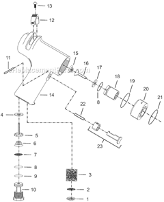Page A Diagram and Parts List for 8RSAPT-40BQ  Cleco Electric Drill