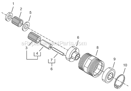 Page C Diagram and Parts List for 8RSAPT-40BQ  Cleco Electric Drill