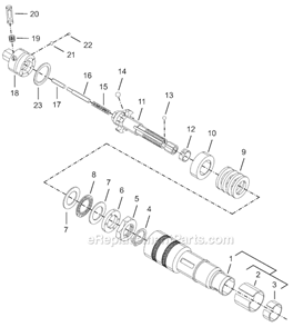Page D Diagram and Parts List for 8RSAPT-40BQ  Cleco Electric Drill