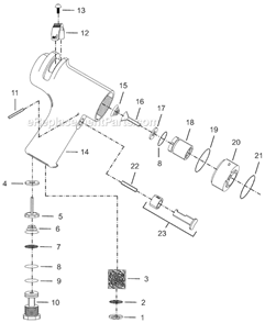 Page A Diagram and Parts List for 8RSAPT-5BQ  Cleco Electric Drill