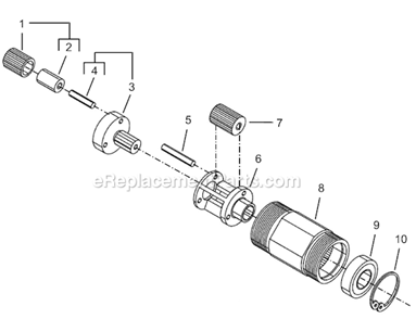 Page C Diagram and Parts List for 8RSAPT-5BQ  Cleco Electric Drill