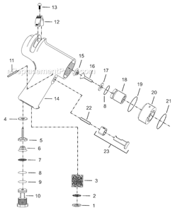 Page A Diagram and Parts List for 8RSAPT-7BQ  Cleco Electric Drill