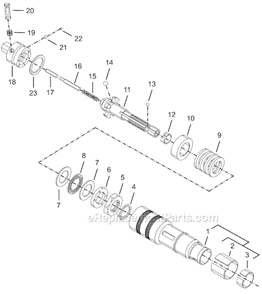 Page D Diagram and Parts List for 8RSAPT-7BQ  Cleco Electric Drill