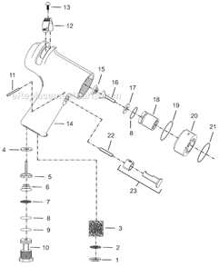 Page A Diagram and Parts List for 8RSATP-20BQ  Cleco Electric Drill