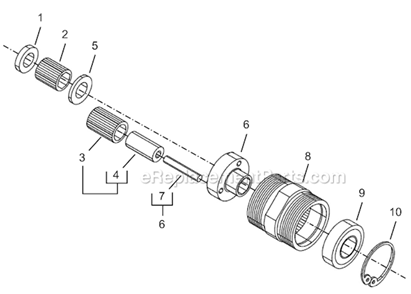 Page C Diagram and Parts List for 8RSATP-20BQ  Cleco Electric Drill
