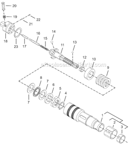 Page D Diagram and Parts List for 8RSATP-20BQ  Cleco Electric Drill