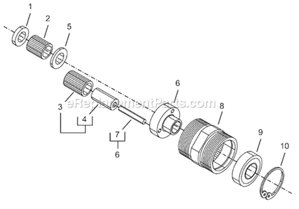Page C Diagram and Parts List for 8RSATP-30BQ  Cleco Electric Drill