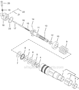 Page D Diagram and Parts List for 8SA-20BQ  Cleco Electric Drill