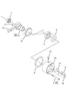 Part Location Diagram of B117B Cleco Screw