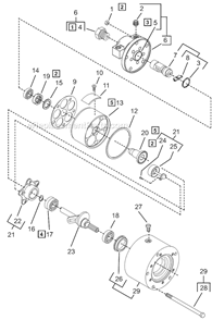 Page A Diagram and Parts List for A8R337M  Cleco Power Motor