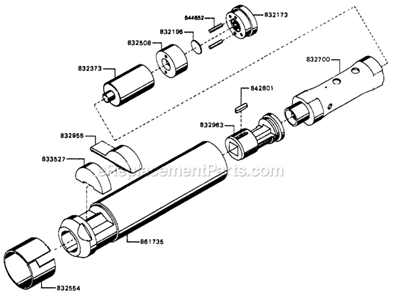 Page B Diagram and Parts List for B1-C-LT  Cleco Scaler